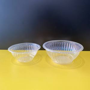 Produits écologiques 2025 bol en plastique jetable 160/280/600/800ml taille personnalisée bol à salade de soupe de nouilles à emporter transparent - Product Image 5