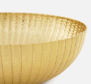 Cuenco de diseño martillado acanalado de latón para cocina Hotel Evento de boda - Product Image 5