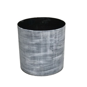 Zinc Rustic White Wash Metal Candle <b>Jar</b> High Quality Iron Candle Vessel High Quality Wedding Decor <b>Jar</b> - Product Image 1