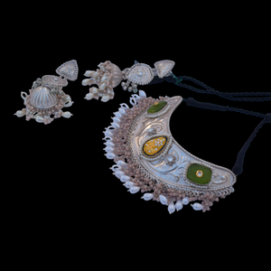 Nouveauté, magnifique collier en argent blanc poli, bijoux de mode pour femmes et filles au meilleur prix - Product Image 5