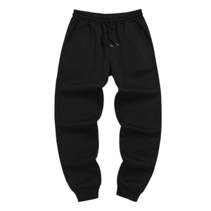 Pantalon de survêtement pour hommes Pantalon de survêtement de course de couleur unie Pantalon de survêtement en coton polaire tricoté avec poches pour hommes - Product Image 1