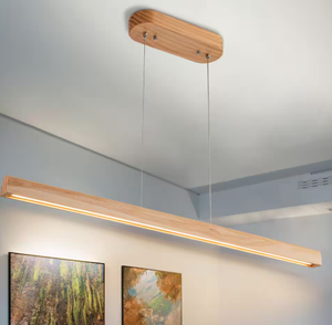 Luminaire suspendu LED en bois massif FSC 100% - Product Image 6