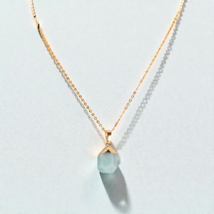 Raw Natural Amazonite Gemstone <b>Pendant</b> Necklace - <b>Crystal</b> Point Stone Necklace for Women - 925 Silver Jewelry - Product Image 1