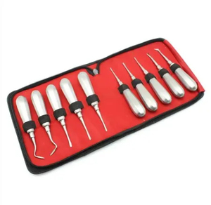 Élévateurs dentaires manuels luxateurs réutilisables en acier inoxydable, lot de 10 pièces, légers et de haute qualité pour chirurgie dentaire - Product Image 5