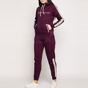 Survêtements décontractés d'hiver pour femmes en gros, 100 % coton, séchage rapide, écologiques, respirants, manches longues - Product Image 3