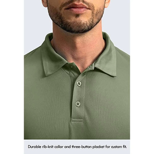 Camiseta de Manga Larga para Hombre, de Algodón Puro de la Mejor Calidad, Tejido de Punto, para Primavera/Verano, de Alta Gama, Lisa, Casual, Transpirable y de Secado Rápido - Product Image 5