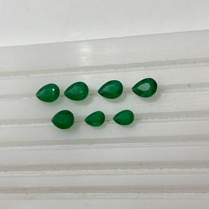 Piedra Preciosa de Alta Calidad, Esmeralda Zambiana en Forma de Pera de 4 Quilates, Facetada, Gema Natural Suelta al por Mayor para la Fabricación de Joyas, Proveedores al por Mayor - Product Image 2