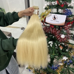 Extensions de cheveux naturels 100% humains Remy, cuticules alignées, en vrac, non traités en usine, vente en gros - Product Image 2