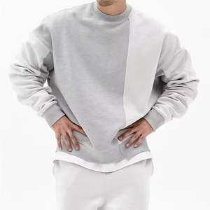 Sudadera de Alta Calidad de 430 g/m², Lisa, de Felpa Gruesa, Cuello Redondo, Hombros Caídos, con Logotipo Personalizado, Sudadera para Hombre, Corte Cuadrado, con Capucha - Product Image 4