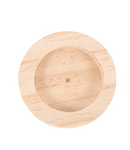 Alimentador de mascotas Cuenco de madera para mascotas Juguetes para hámster Alimentador de mascotas Cuenco de alimentos de madera Plato de alimentos de pollo pequeño Suministro de Chinchilla Vajilla Hámster - Product Image 1