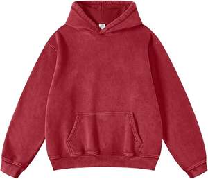 Sudadera con capucha de lavado ácido de alta calidad para hombre de tela de rizo francés 100% hecha en Pakistán Sialkot - Product Image 1