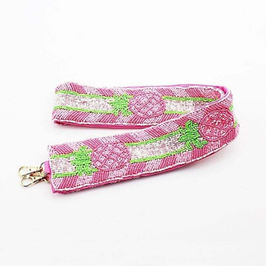 Ceintures perlées à la main sangles de guitare longueur personnalisée multicolore graine conception broderie étoile sac à main-accessoires de mode personnalisés - Product Image 1