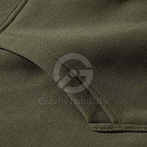 Sweat-shirts à capuche décontractés pour hommes en coton mélangé polyester de haute qualité – Écologiques et respirants, faible MOQ, tendance - Product Image 5