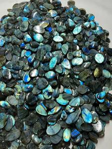 Labradorite Cabochon naturel Labradorite Gemstone Wholesale Lot Handmade Cabochon Oval Pear Mix Shapes Gemstones For jewelry. - Product Image 4