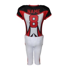 Uniforme de Fútbol Americano de Manga Corta de Secado Rápido y Alta Calidad, Anti-UV, 100% Poliéster, Sublimación Personalizada, Servicio OEM al por Mayor - Product Image 2