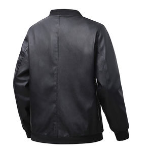 Logo personnalisé veste en cuir pour hommes 2025 printemps décontracté pour affaires loisirs chaleur confortable pour l'hiver transfrontalier extérieur - Product Image 6