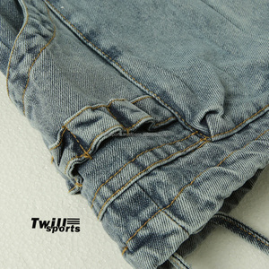 Fabricant de vestes en jean en coton OEM en gros, veste en jean pour homme personnalisée avec lavage pigmenté 2026 - Product Image 4