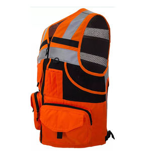 Gilet haute visibilité pour hommes en matériau durable, disponible en gros, logo/couleurs personnalisés, anti-rides, gilet haute visibilité pour hommes de haute qualité - Product Image 3