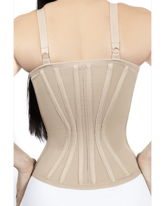 Ceinture de modélisation 18 ailerons en acier et ceinture de compression élevée postopératoire et d'utilisation quotidienne du sein préformé - Product Image 6