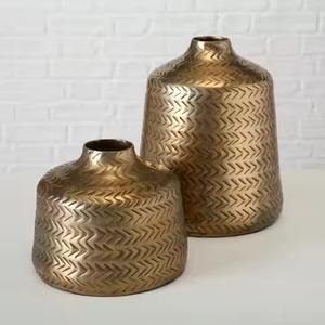 Vase à fleurs en laiton doré de qualité supérieure pour la décoration de la maison, de l'hôtel, de la table - Product Image 5