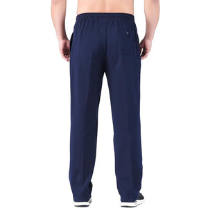 Pantalon décontracté en toile pour homme, modèle hiver, dernière collection, respirant, taille haute, coupe droite, en promotion - Product Image 4