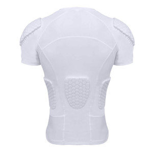 <b>Men</b> Football Gear Compression <b>Shirt</b> with Impact Padding <b>Padded</b> Football <b>Shirt</b> for High-Performance Protection and Comfort - Product Image 2