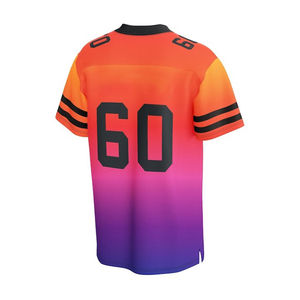 Top vente vêtements de rue décontracté bleu et rouge hommes maillot de football américain équipe porter des chemises de football d'origine et des maillots de football - Product Image 4