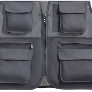 เสื้อกั๊กนิรภัย100% โพลีเอสเตอร์สะท้อนแสงพร้อมไฟ LED สำหรับผู้ชายสามารถปรับแต่งโลโก้ได้เสื้อกั๊กออนไลน์ - Product Image 3