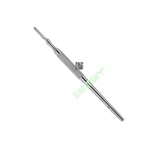 Manche de scalpel long angle et 21 CM fabricants de microchirurgie en acier inoxydable fabriqué avec AISI 420 de source réputée - Product Image 2