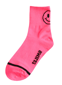 Foylock coreano stampa personalizzata sorriso Tennis da corsa logo atletico caviglia equipaggio Design cotone calze sportive di qualità personalizzate da donna - Product Image 2