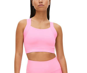 Soutien-gorge de sport de course à col en U de qualité pure soutien complet Yoga vêtements d'usine haut blanc populaire femmes soutien-gorge de sport - Product Image 2