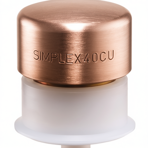 หัวค้อนแบบนุ่ม SIMPLEX พร้อมปลอกพลาสติกแข็งขนาดเส้นผ่านศูนย์กลางทองแดง 30 มม. ค้อนตีแบบ HALDER - Product Image 3