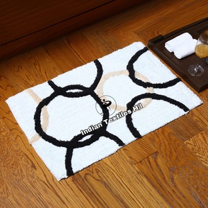 Alfombrillas de baño de algodón con mechones, diseño más suave hecho a máquina, venta al por mayor, directo de fábrica India - Product Image 3