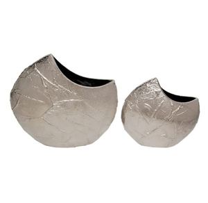 Soporte de aluminio moderno para plantas de interior con jarrón de piso de bajo precio Acabado en níquel áspero Jardín de Casa Material de cobre de acero inoxidable - Product Image 2