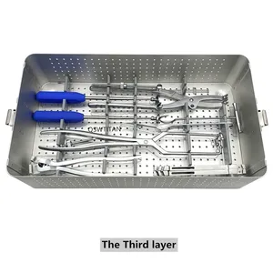 Kit d'instruments chirurgicaux pour plaque de reconstruction pelvienne en acier inoxydable, utilisation manuelle - Product Image 5