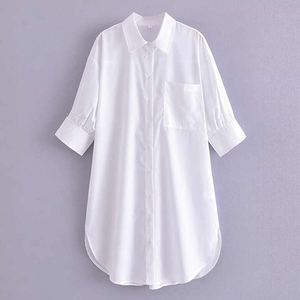 Camisas para mujer de manga larga con cuello vuelto en tela suave y cómoda al por mayor diseño personalizado Oem Odm moda sostenible - Product Image 4