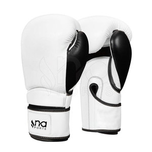 Guantes de boxeo profesionales hechos a medida Guantes de boxeo de cuero PU Guantes de boxeo de entrenamiento de lucha - Product Image 1