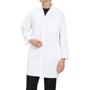 2025 mejor venta de batas de laboratorio personalizadas, uniforme de médico con bolsillos de laboratorio, uniformes de hospital de verano al por mayor - Product Image 3