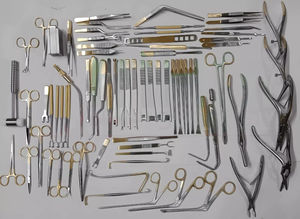 Ensemble d'instruments chirurgicaux de rhinoplastie majeure en plastique de nez manuel en acier inoxydable de 82 pièces de haute qualité - Product Image 2