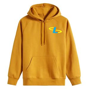 เสื้อฮู้ดผู้ชายผ้ากรดทรงบ็อกซี่ฟิตมีฮู้ด400GSM พิมพ์ลาย DTG และมีฮู้ดพลอยเทียมเต็มรูปแบบปรับแต่งได้ - Product Image 1