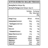 INature Market Malaisie : Poudre de boisson instantanée végétale au lait de tigre, aux champignons, au seigle et à l'avoine, faible en sucre, ingrédients entièrement naturels