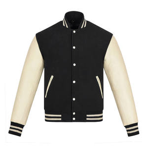 OEM top Custom High-Quality Men's Wool Varsity Jacket for men - Stylish and Warm Outerwear for All Trendy Seasons - Product Image 6