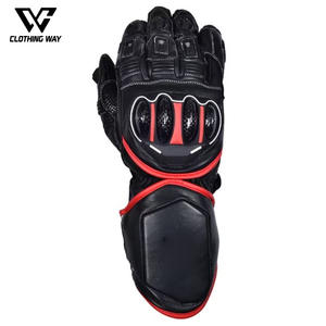 Gants de moto en cuir de vachette à doigts complets, imperméables, pour motocross, sport automobile, écran tactile, équipement de protection, vente chaude - Product Image 5