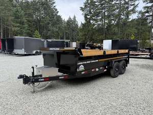 Cheap 2026 Heavy Duty Dump <b>Trailer</b> 7x16 <b>Farm</b> Hauler Hydraulic Dump Bed Dual Axle Cargo <b>Trailer</b> for Agriculture - Product Image 1
