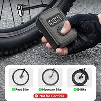 Bicycle Cordless Brushless DC 130PSI 7L/min Digital Tire Inflator Portable Electric Air Compressor Auto-Stop Cool-Touch Road