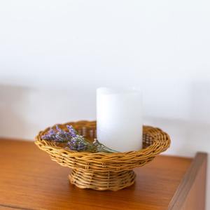 Supports naturels pour gâteaux de mariage, élégants supports à dessert en rotin, mini-supports pour gâteaux, ensemble de présentation de gâteaux - Product Image 4