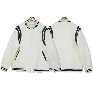 Nueva Oferta al por Mayor de Chaquetas Varsity de Invierno, Chaquetas de Béisbol para Parejas, Estilo Hip Hop 100% Lana para Hombre, Servicio OEM Personalizado - Product Image 3