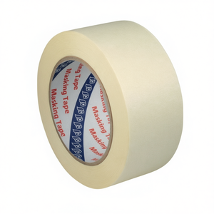 K-MASK 70 Crepe <b>Tape</b> Lightly Creped <b>White</b> 50 m Length 38 mm Width 24 Pack Roll Office Adhesive <b>Tape</b> Packaging Unit - Product Image 3