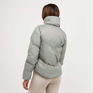 Veste d'hiver en duvet pour femmes Vêtements chauds à capuche en nylon rembourré pour femmes Slim Long Down Winter Women Puffer Jacket Service OEM - Product Image 5