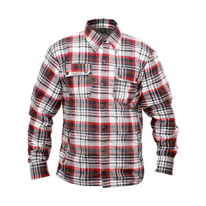 Camisas de Motociclista de Franela de Algodón Personalizadas para Hombre, Transpirables, Impresas por Sublimación Total, con Logotipo Personalizado en la Parte Delantera - Product Image 1